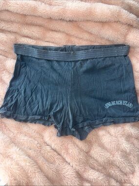 Women's Long Beach island Navy Lounge Shorts
